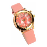 Reloj Mujer Visionu Tag-14 Cuarzo 32mm Pulso Rosado