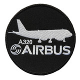 Parche Bordado Airbus A320 Avion Vuelo Tecnico Avion Piloto