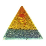 Orgonite Orgon Pirámide Tetraédrica Cristal Colores Orginita