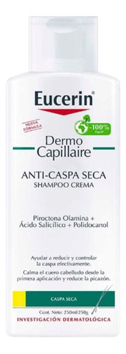 Eucerin Dermocapillaire Shampoo Anticaspa Seca 250 Ml