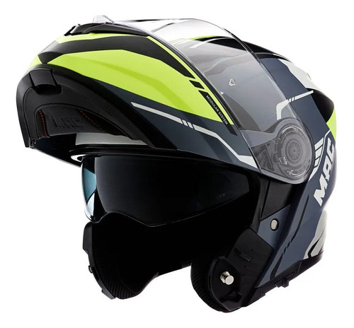 Casco Moto Mac 908 Rock Circle Rebatible Modular Solomoto