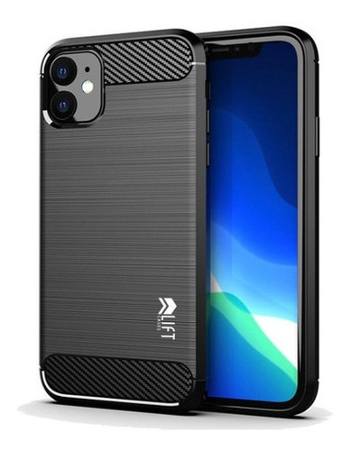 Capa P/ O iPhone 11 Pro (5.8 Pol) Silicone Armor Carbon Lift