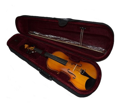 Viola Stradella Tapa 100% Maciza Mv1013 Estuche Arco Resina