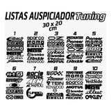 Sticker Adhesivo Para Puertas Vehiculos Listas Tuning (par)
