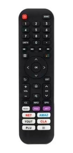 Control Remoto En2130 Para Bgh Noblex Sanyo Jvc Ths Smart Tv