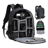 Mochila Tarion Para Camara Dslr Slr, 4.6x5.5x11.2 In/negra