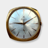 #01 Reloj Delbana Caja Enchapada En Oro Años 60 Funciona