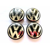 4 X Centro De Rin Vw Volkswagen Jetta Bora Golf Tiguan 65mm