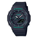 Reloj Mujer Casio Gma-s2100ga-1adr G-shock Color De La Correa Negro Color Del Bisel Negro Color Del Fondo Negro