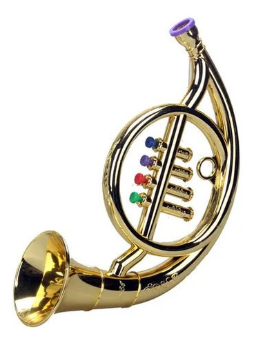 Musical 4 Teclas Coloridas Instrumentos Tocar Trompa