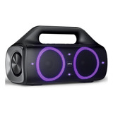 Altavoz Ewtto 80 W Bluetooth  Portátil Impermeable Con Luces