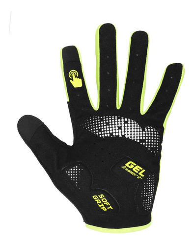 Guante Ciclismo Reusch Touch C/ Negro