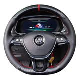 Funda Cubre Volante Cfl Vw 2015/2022 Fibra Y Piel Genuina