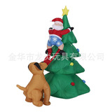 Decoración Inflable Para Árbol De Navidad De 1,8 M, Perro De