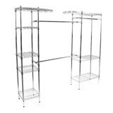 Organizador Para Closet De Acero 207 X 183 Cm Plata