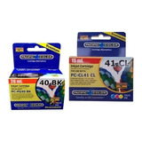 Pack 2 Tintas Canon 40 - 41 Alternativas Xl Pacific Color