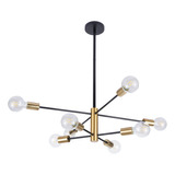 Candelabro Moderno Absorb Dome Light De 8 Luces Para Techo,