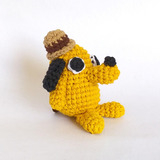 Perrito This Is Fine Meme Peluche Amigurumi Tejido A Crochet