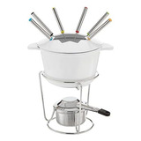 Cuisinart Fp-115ws De 13 Piezas De Hierro Fundido Fondue, Bl