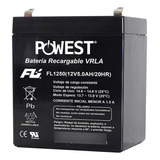 Batería Powest Agm 12v/5ah Sellada Fl1250gs