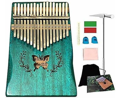 Vilihy Kalimba Mbira Thumb Piano Sanza 17 Teclas De Mader