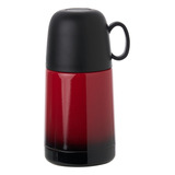 Garrafa De Café Térmica 250ml Pequena - Mini - Café - Água Cor Vermelho