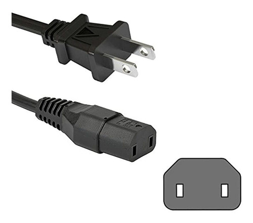 Hqrp - Cable De Alimentación De Ca De 10 Pies Cable