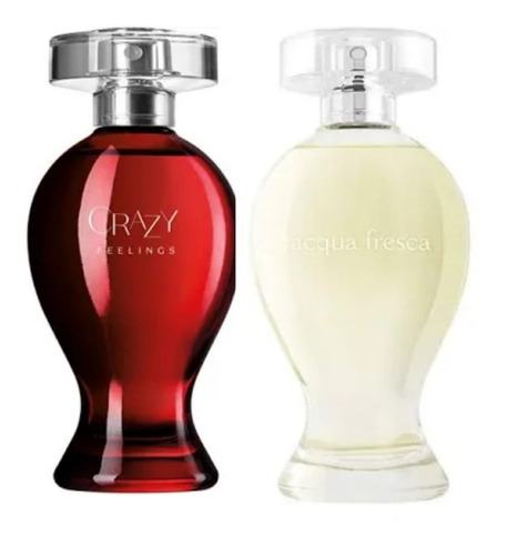 Perfume: Crazy Feelings + Acqua Fresca 100ml O Boticário