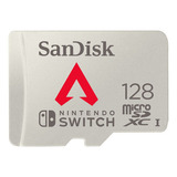 Tarjeta De Memoria Sandisk Micro Sd De 128 Gb Y 100 Mb Para Nintendo Switch