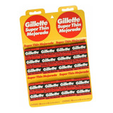Navaja Gillette Para Afeitar De Doble Filo 100 Pzas Navajas