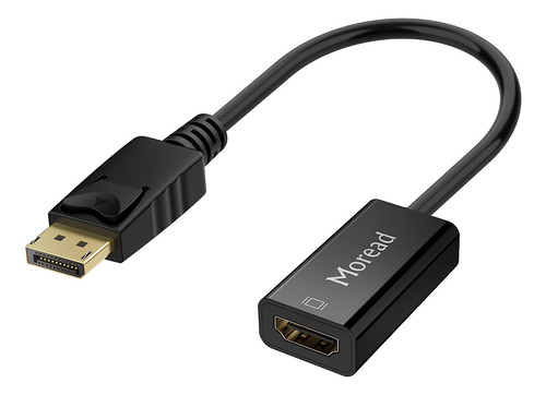 Moread Adaptador Displayport  Dp  A Hdmi  Chapado En Oro  Pu