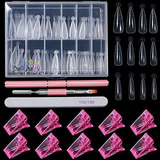 Equipo Para Decorar Uñas Mikimiqi Dual Nail Forms Set Poly G