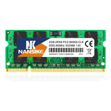 Nueva Memoria Ram Nansike Ddr2-800 Sodimm De 2 Gb Para Portá