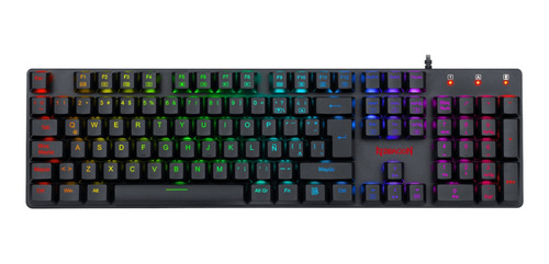 Teclado Gamer Redragon Shrapnel K589rgb Keycaps Bajo Perfil