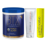 Btx + Shampoo Anti Residuo 250ml + Leave In 250g Probelle