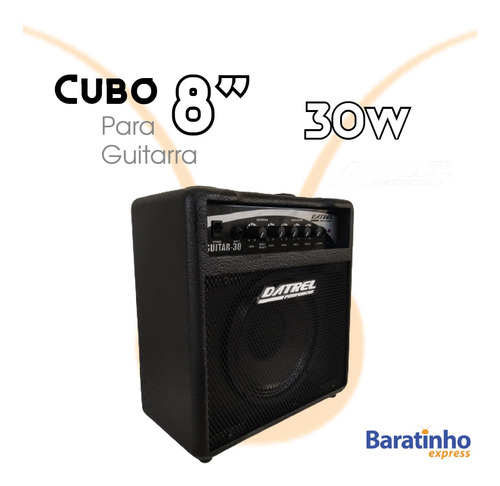 Cubo Amplificador P/ Guitarra At 8  30w Datrel Guitar Series