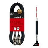 Cabo De Microfone Balanceado Xlr Macho X Xlr Femea 5m Metros