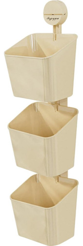 Olizee® Paquete De 3 Cestas Colgantes De Plástico Con Gancho