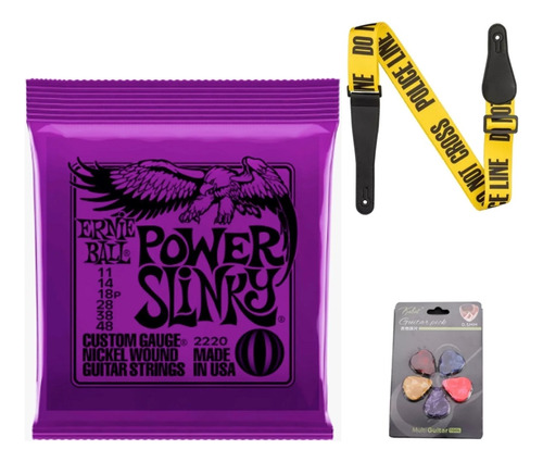 Ernie Ball 2220 Cuerdas Guitarra Electrica 11-48 Slinky