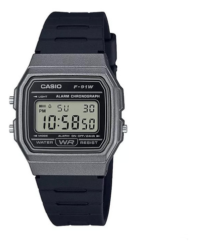 Reloj Casio F-91w Digital Cronometro Alarma Luz Calendario