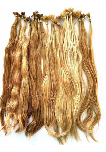 50 Extensiones Rubias Cabello Natural 55 Cms Largo Premiun