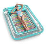 Tumbona Inflable De La Piscina De Bronceado Float - Jasonwel