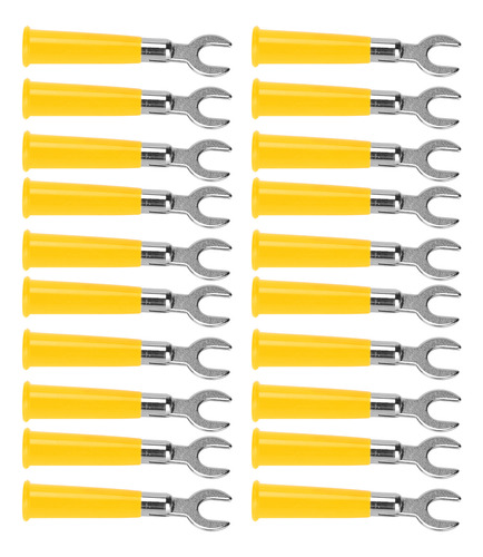 Terminales De Cable Tipo Y, 20 Unidades, 6 Mm, U/engarce Elé