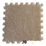 Pack X10 Alfombras Goma Eva Peluda  Piso Felpa 30x30cm