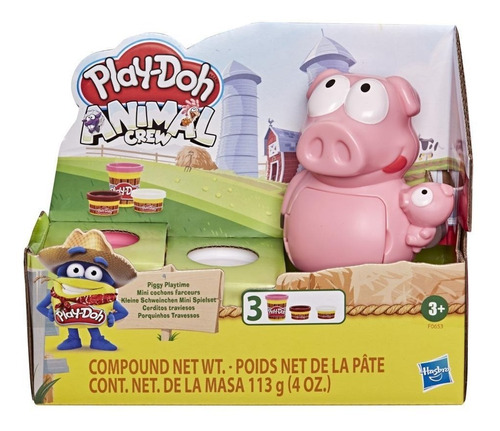  Plastilinas Play Doh Animal Crew Equipo Animal Hace Cerdito