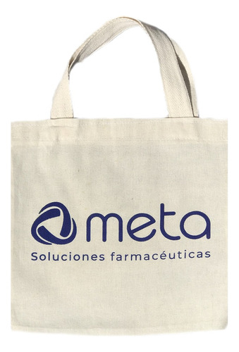 50 Bolsas De Lienzo Tote Bag 25x25 Personalizada Con Tu Logo