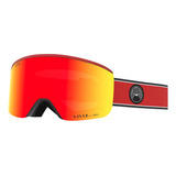 Gafas De Esquí Giro Axis Para Hombre, Elemento Rojo.