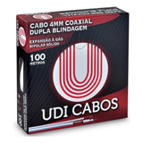 02 Cx - Cabo Coaxial 4mm+bip 2x26 Dupla Blindagem Cftv 100m 