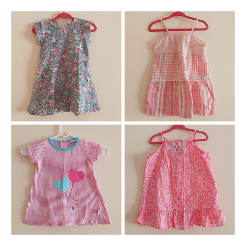 Vestidos Nena Blusas Jardinero Enterito Nena 1 A 4 Años