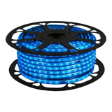 Manguera Led Tipo 5050 50mts Luz Azul + 2 Reguladores Jwj